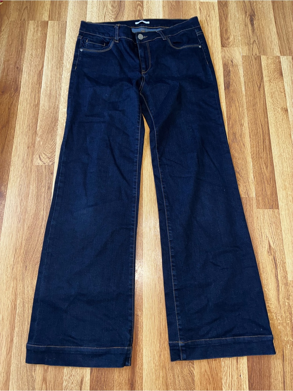 Promod Dark Blue Wide Leg Jeans